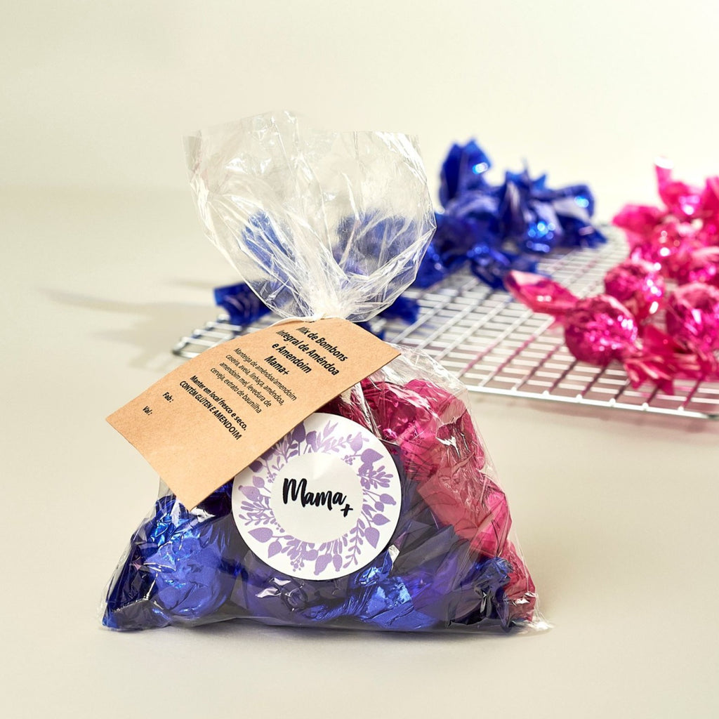 Mix de Bombons Integral Amêndoa e Amendoim Mama+