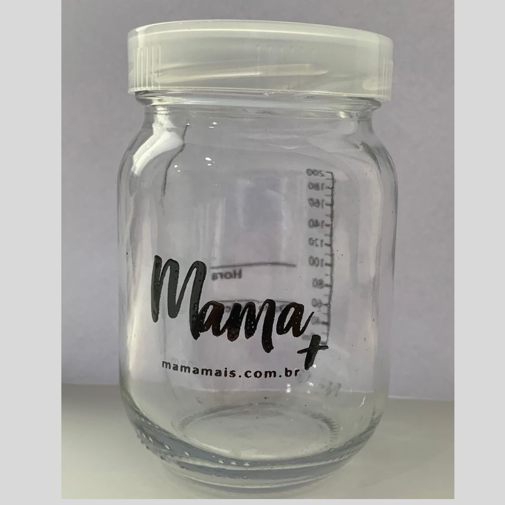 Frascos para armazenar leite materno - kit com 3 unidades